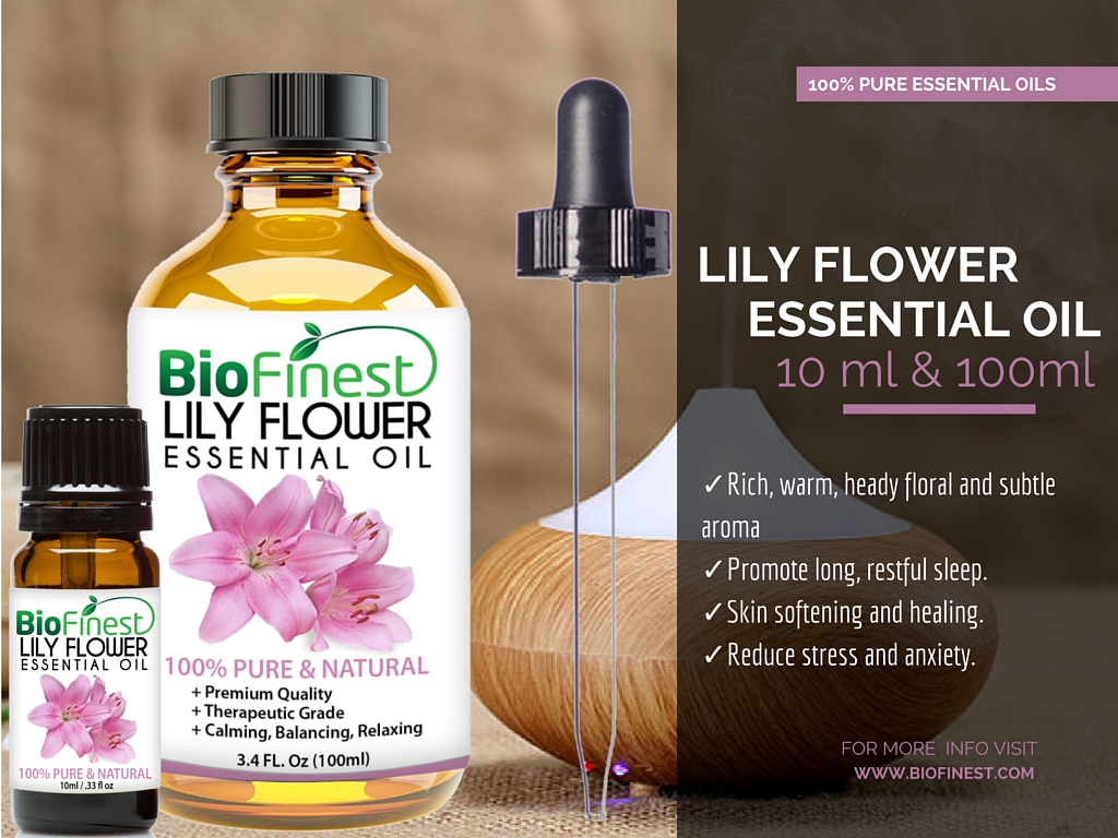 Biofinest 100 Pure Lily Flower Essential Oil Best For